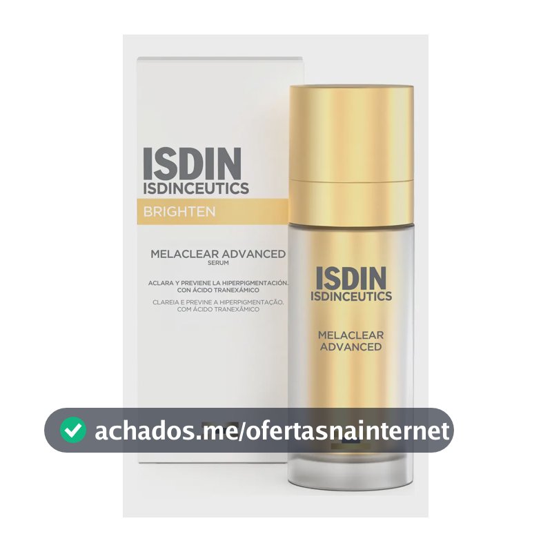ISDIN Sérum Facial Clareador Anti-Idade Isdinceutics Melaclear Advanced - 30ml