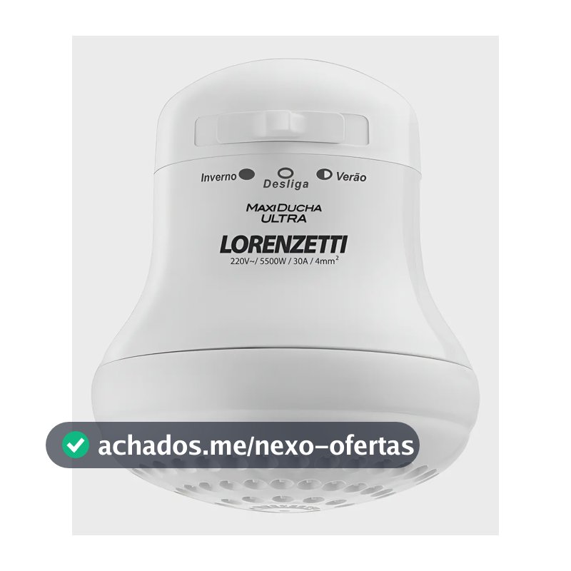 Lorenzetti Maxi Ducha Ultra Branco 5500w