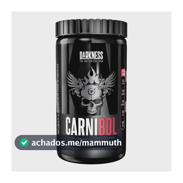 Proteina Da Carne Carnibol Zero Lactose 900g Darkness Integr
