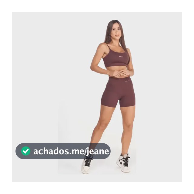 Conjunto Feminino Fitness Academia Shorts E Top - Fondue