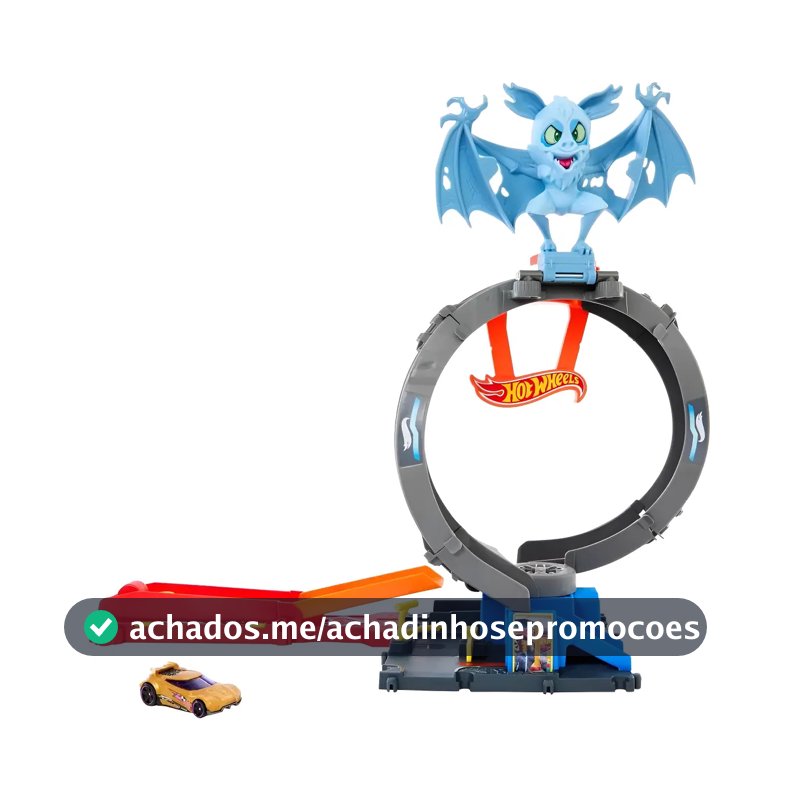 Pista Hot Wheels City Loop Ataque Do Morcego - Mattel 2024 Cor Colorido