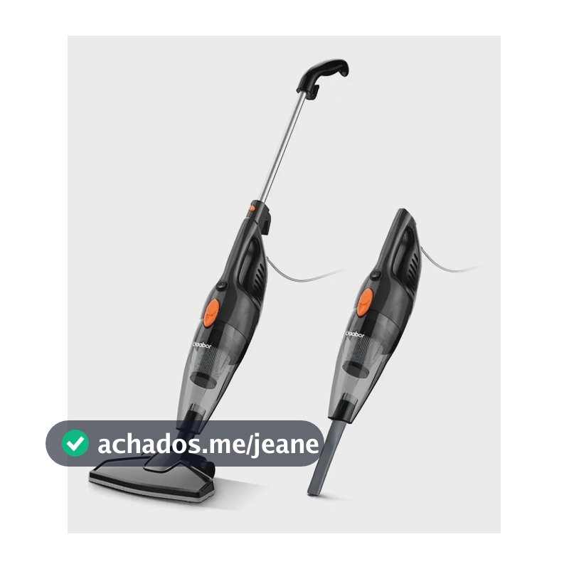Aspirador De Pó Vertical 2 Em 1 Gaabor 1000w Hepa