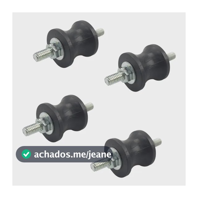 Kit 4 Coxins Anti-ruído Condensadora Split Ar Condicionado