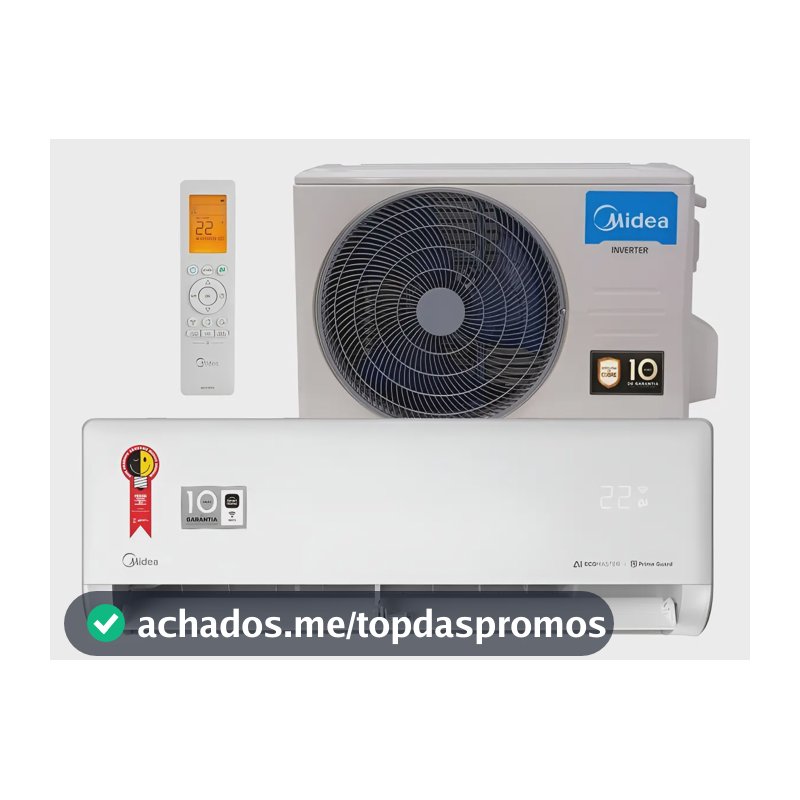 Ar Condicionado Inverter Midea Ecomaster 18000 Btu Frio 220v Branco 220v