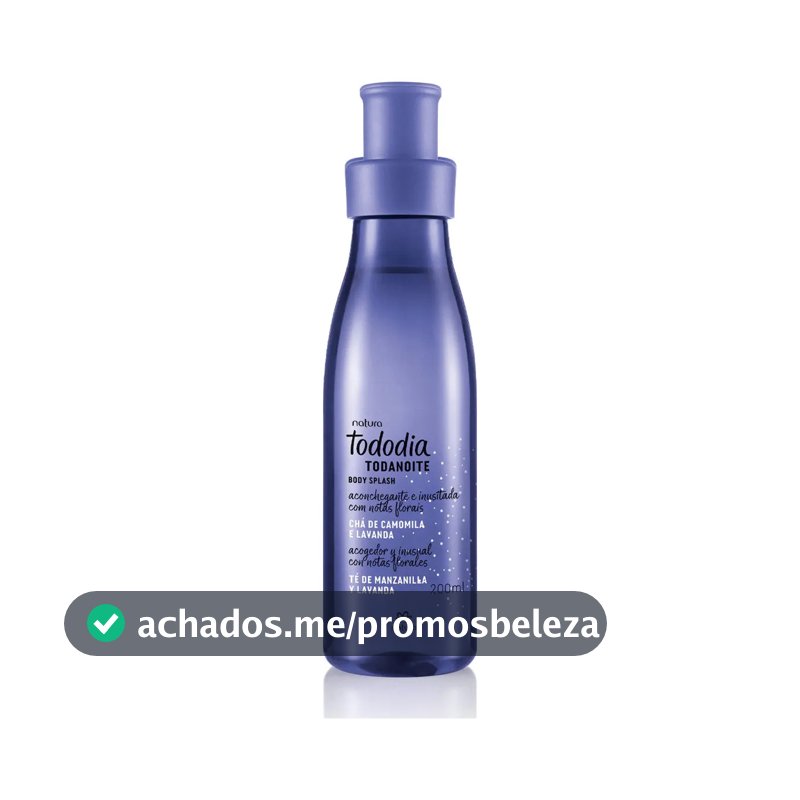 Natura Tododia Todanoite Camomila Lavanda Body Splash 200ml
