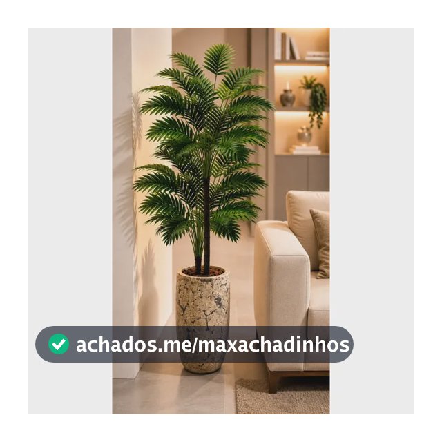 Coqueiro 170 Cm 2 Planta Artificial Decoração Sala Moderna Verde-escuro