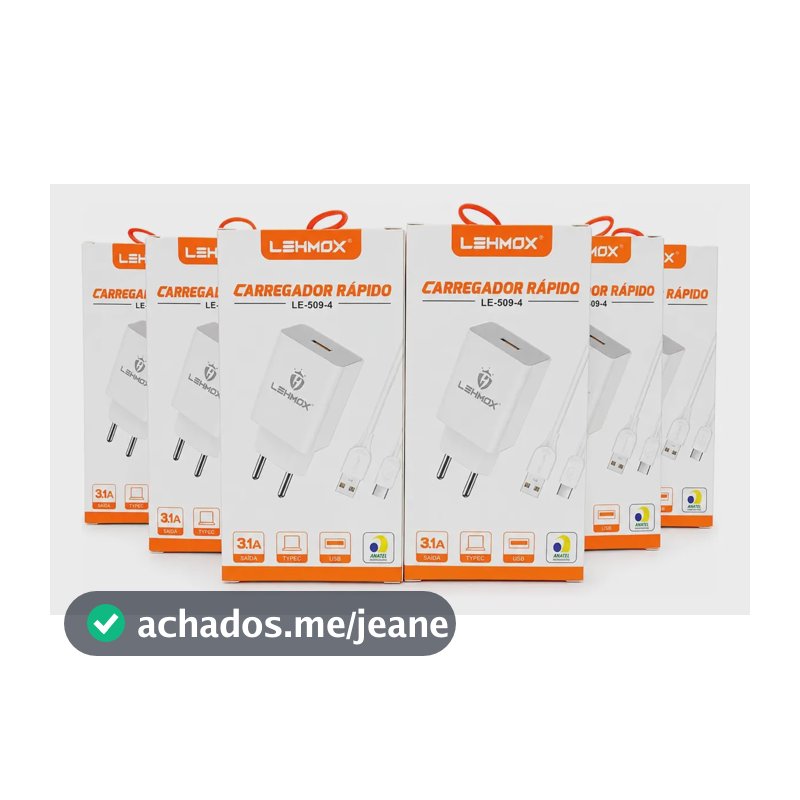 Kit 10 Carregador Tipo C Turbo Com Cabo Atacado Revenda Variado