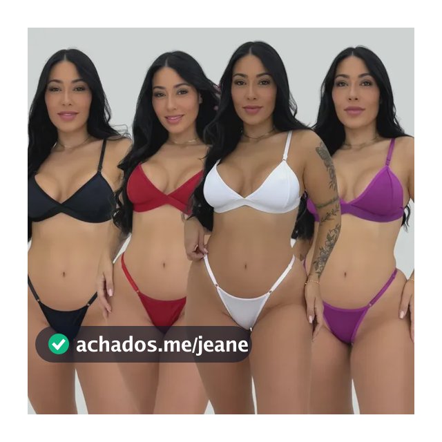 Kit 4 Conjunto Calcinha Sutiã Feminino Confortável Conforto