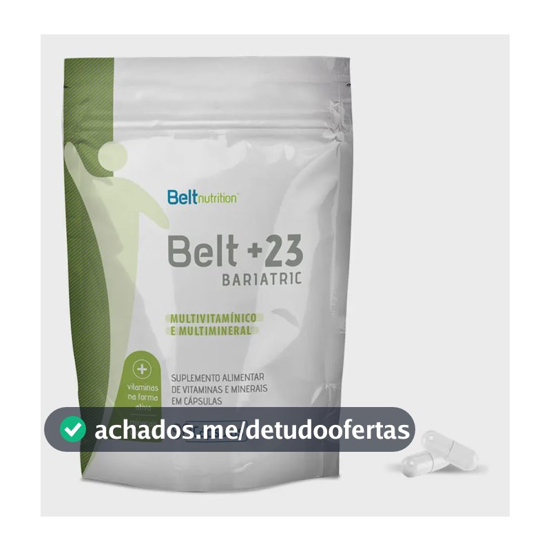 Belt +23 caps: multivitamínico para bariátricos Belt Nutrition em comprimidos Sem sabor de 90 un