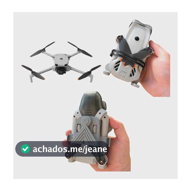 Protetor De Hélices Para Drone Dji Lito 1 / X1 Organizador Cinza
