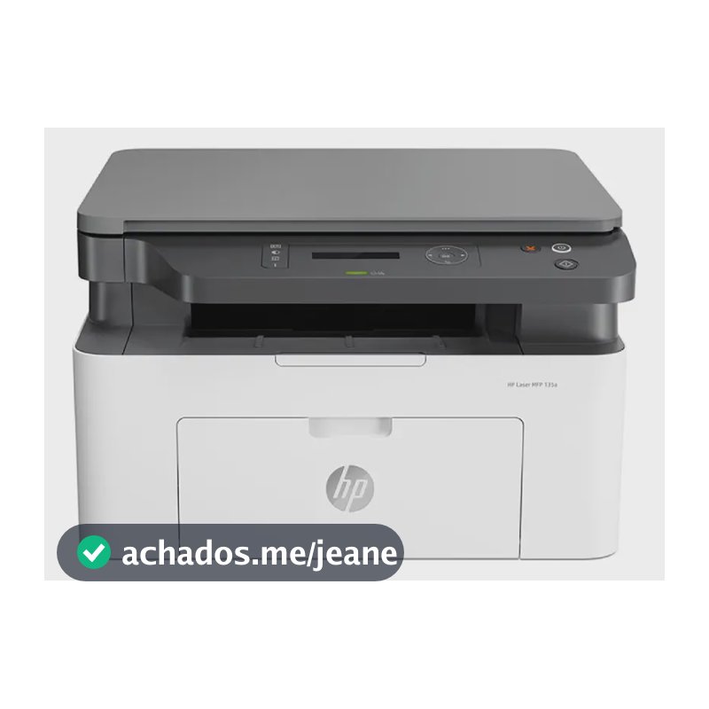 Impressora Multifuncional Monocromática HP 135A 4ZB82A Hi-Speed USB 2.0 de alta velocidade