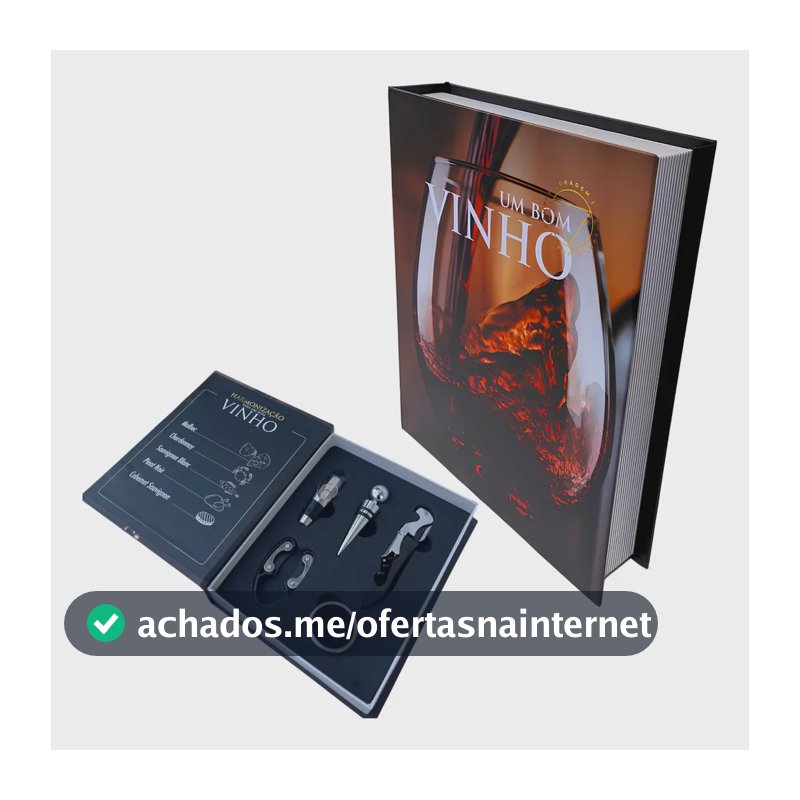 Kit Vinho 5 Peças Uny Gift Abridor Saca Rolhas Dosador Aço Inox