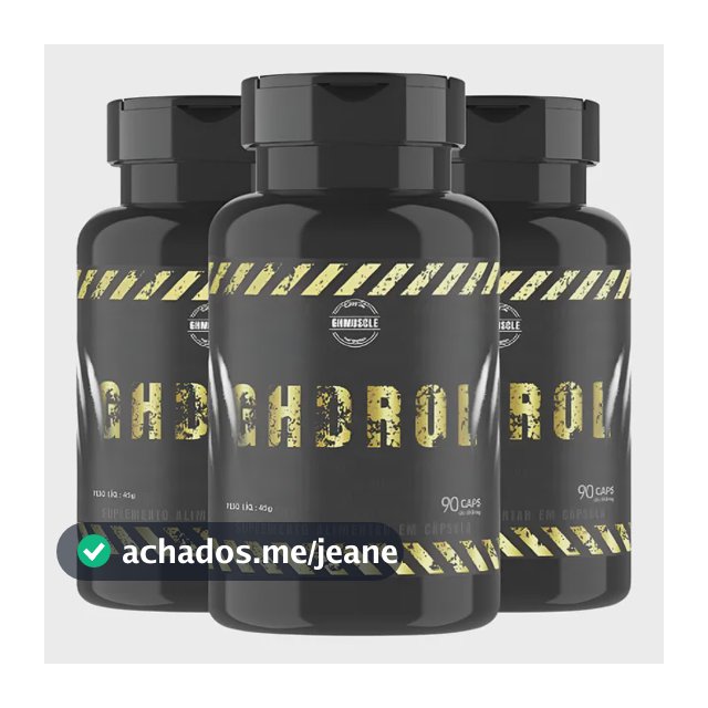 3 Gh Drol - Ghmuscle Sem Sabor