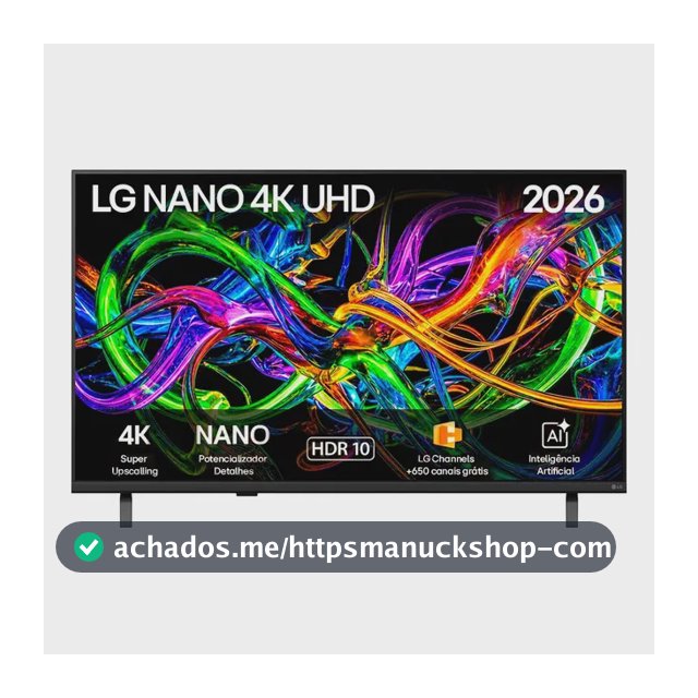 Smart Tv LG 43'' 4k Ultra Hd Nano Ai Webos 26 43un85