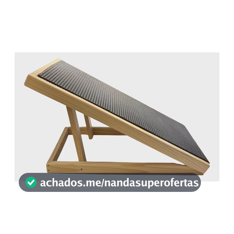Rampa Escada Antiderrapante Ajustável Para Cachorros E Gatos Marrom-claro