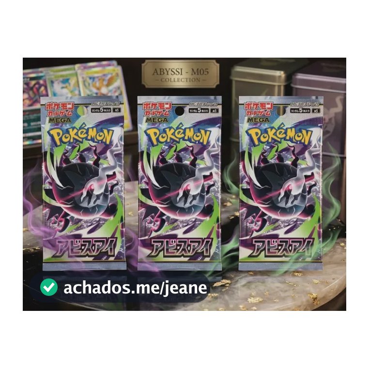 Pokemon Tcg: Kit 3 Boosters Abyss Eye M05 Japonês Original Japonês