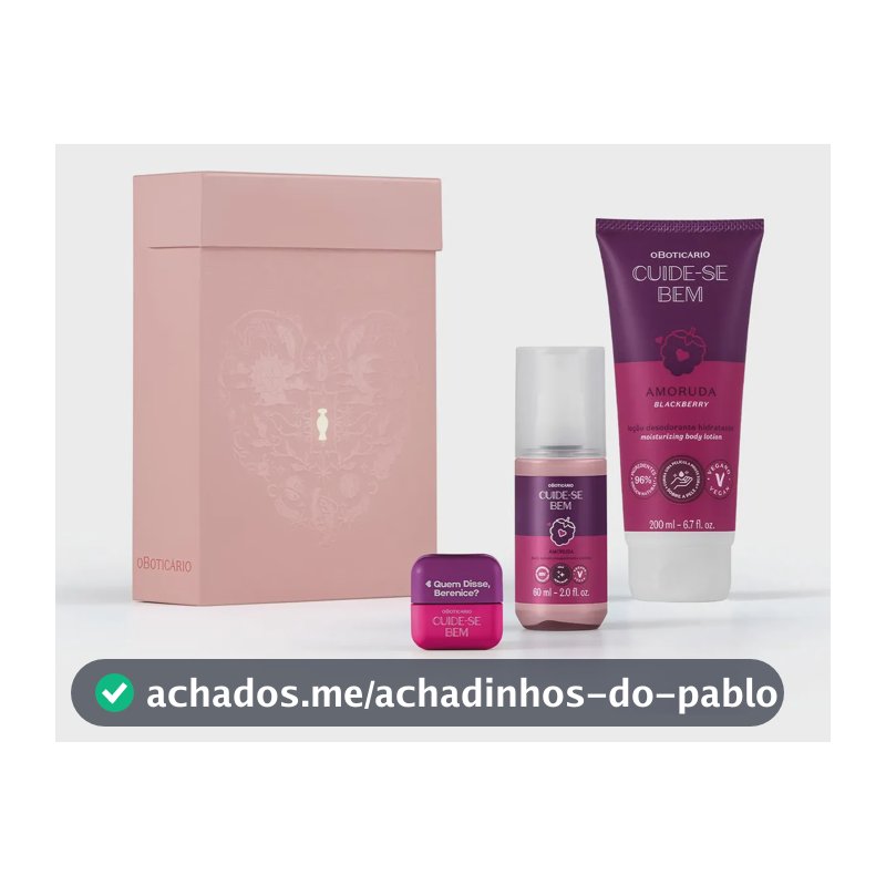 O Boticário Cuide-se Bem Amoruda Kit (3 Itens)