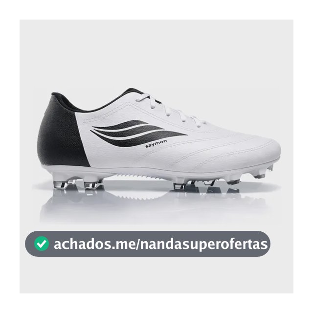 Chuteira Campo Masculina Futebol Original Costurada 3.0 Kein