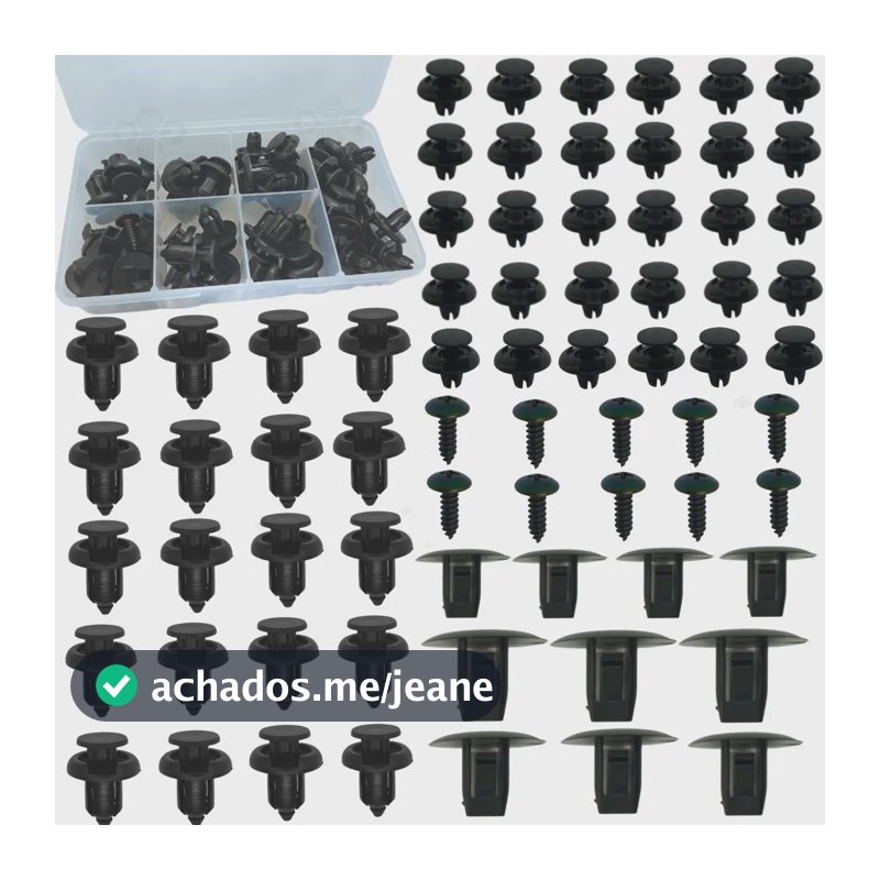 Kit 70 Presilha Parachoque Parabarro Honda New Civic Crv Hrv