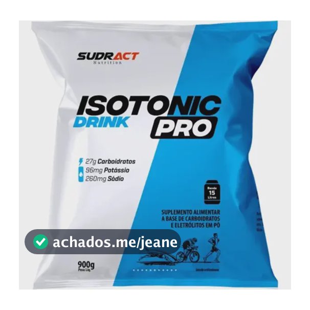 Isotonico Isotonic Pro 900g Repositor Carboidrato - Sudract Maçã Verde