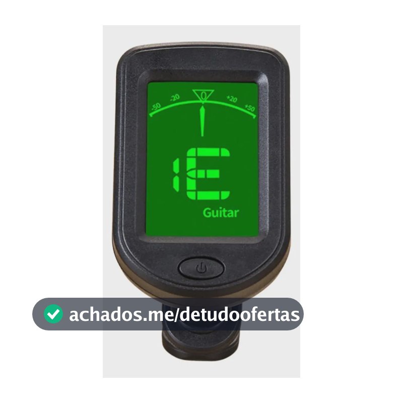 Afinador Digital de Violão Guitarra Baixo Cavaquinho Violino Zaidans