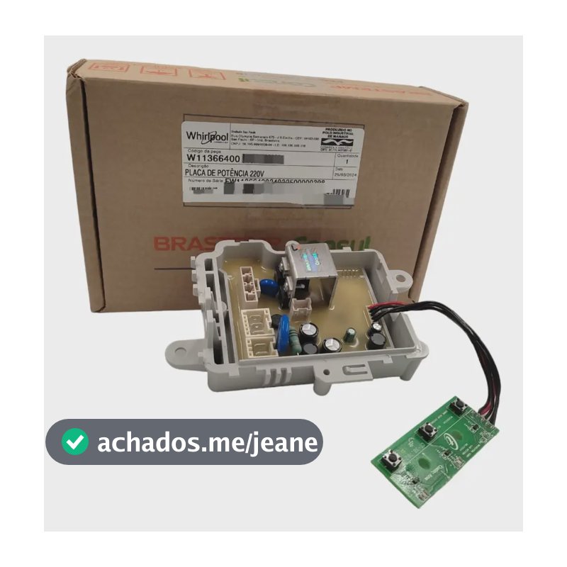 Placa Maquina Consul Cwh12abbna30 Cwh12abbs230 Cwh12abbs130