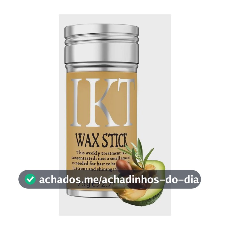 Cera Bastão Wax Stick Ikt Pomada Modeladora Natural