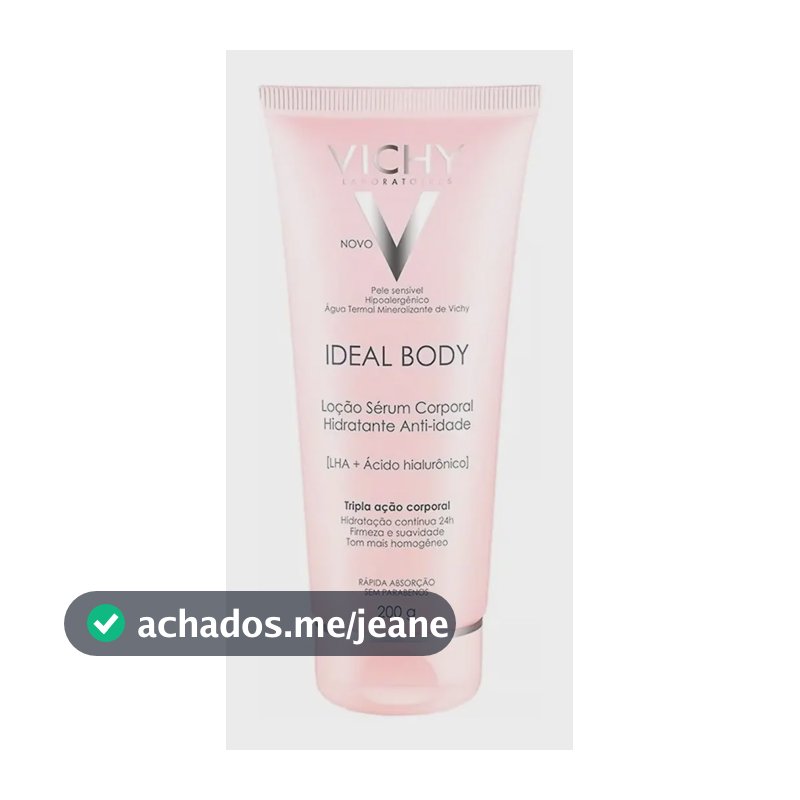 Hidratante Corporal Ideal Body Loção Serum 200g Vichy Fragrância Sem perfume Tipo de embalagem Bisnaga