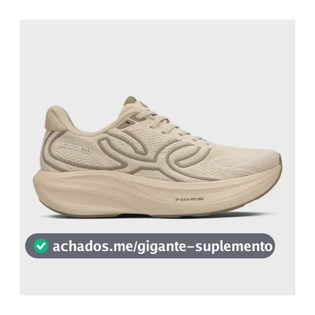 Tênis Feminino De Corrida Corre Max Olympikus Bege 36 Br
