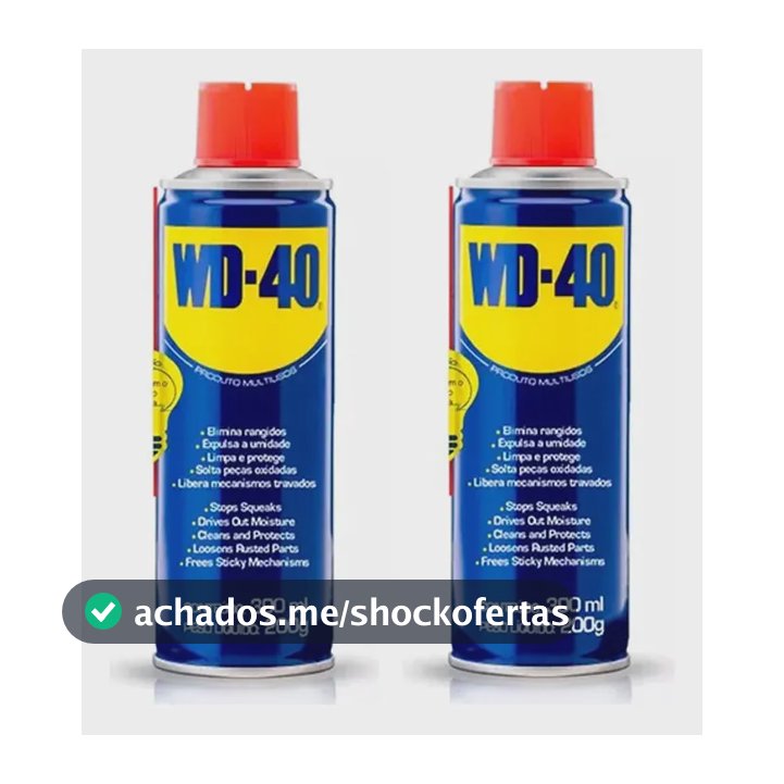 Kit com 2 Wd40 Lubrificante Spray Óleo Multiuso 300ml Desengripante