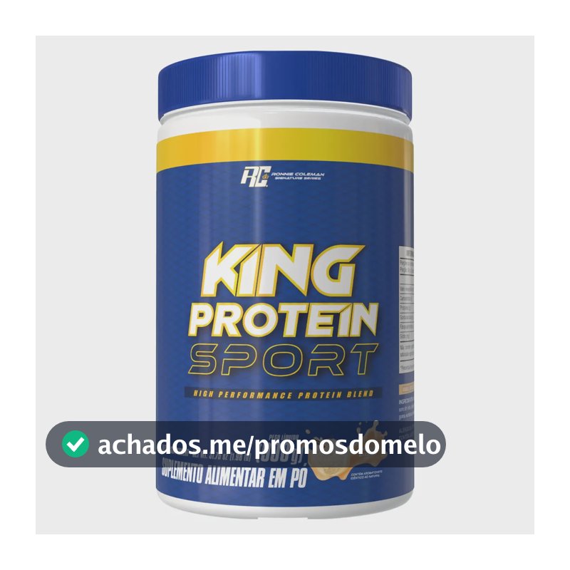 King Protein Sport 900g Vanilla Milkshake - Ronnie Coleman