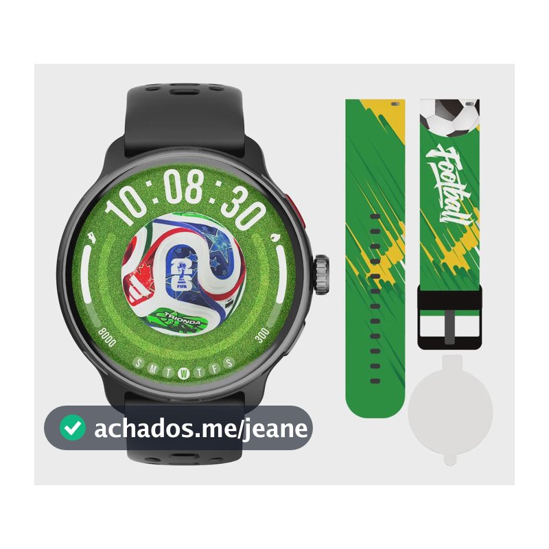 Relógio Smartwatch Bettdow Fb050 Amoled 1.43'' Esportivo Gps Preto