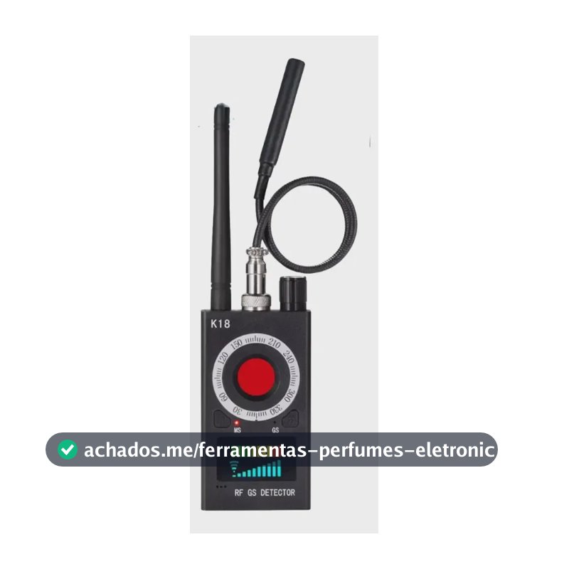 Detector Localizador Rastreador Cam Gps Vassourinha Preto