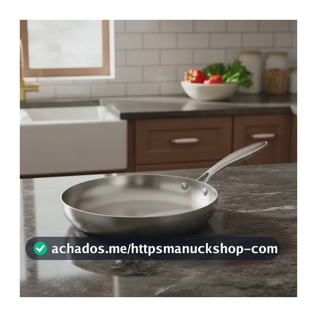 Frigideira Inducao Profissional Inox Antiaderente Premium Prateado