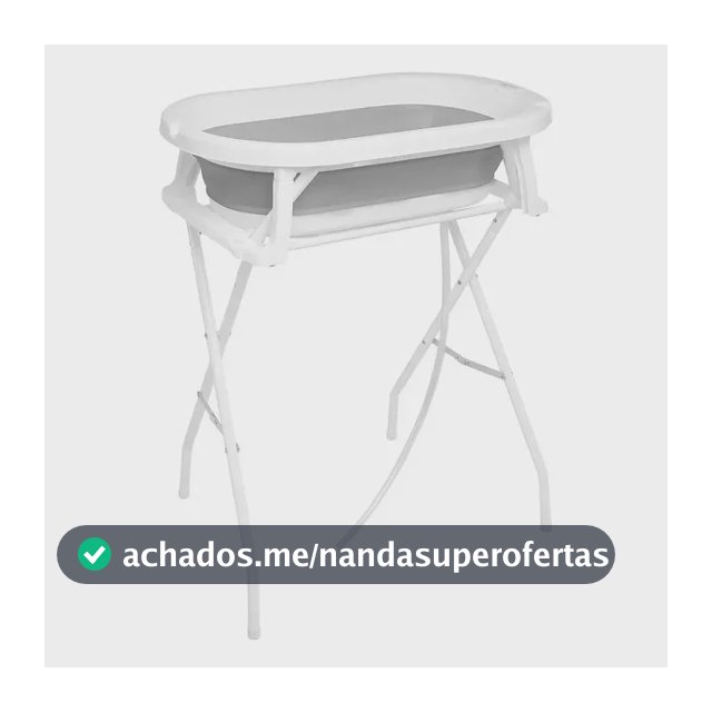 Banheira De Bebê Com Suporte Dobrável Yara Cinza 25l Voyage