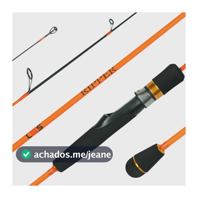 Vara De Pesca Vara De Spinnning Lms Vara Laranja - 15.24cm - Média Rápida