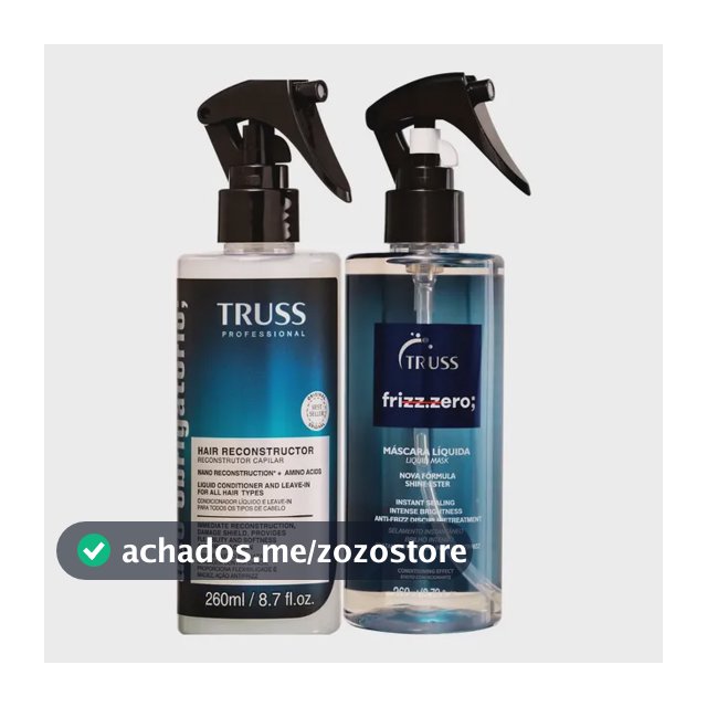 Truss Kit Tratamento Uso Obrigatório E Frizz Zero 2x260ml