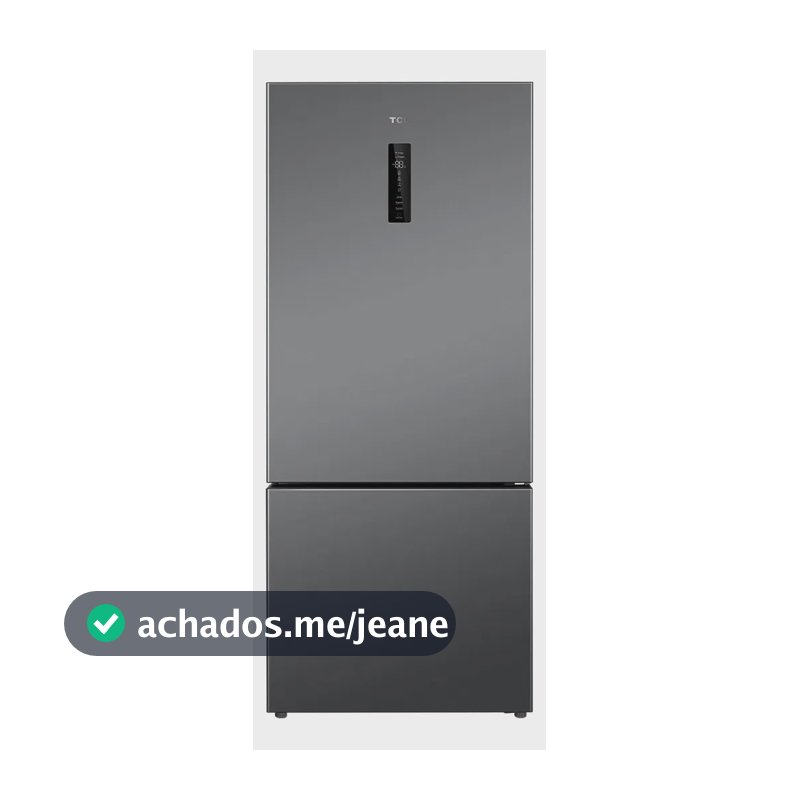 Geladeira TCL 416 Litros Inox Inverter Frost Free Tecnologia AAT Ar Multidirecional 220V P416BF