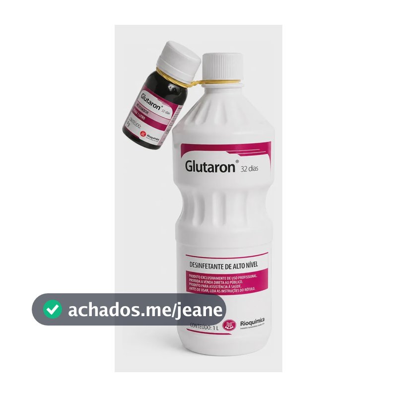 Desinfetante Glutaron 32 Dias 1l - Rioquímica