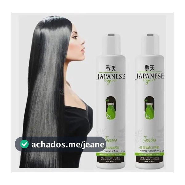 Kit Progressiva Orgânico Japonesa 300ml Hoje