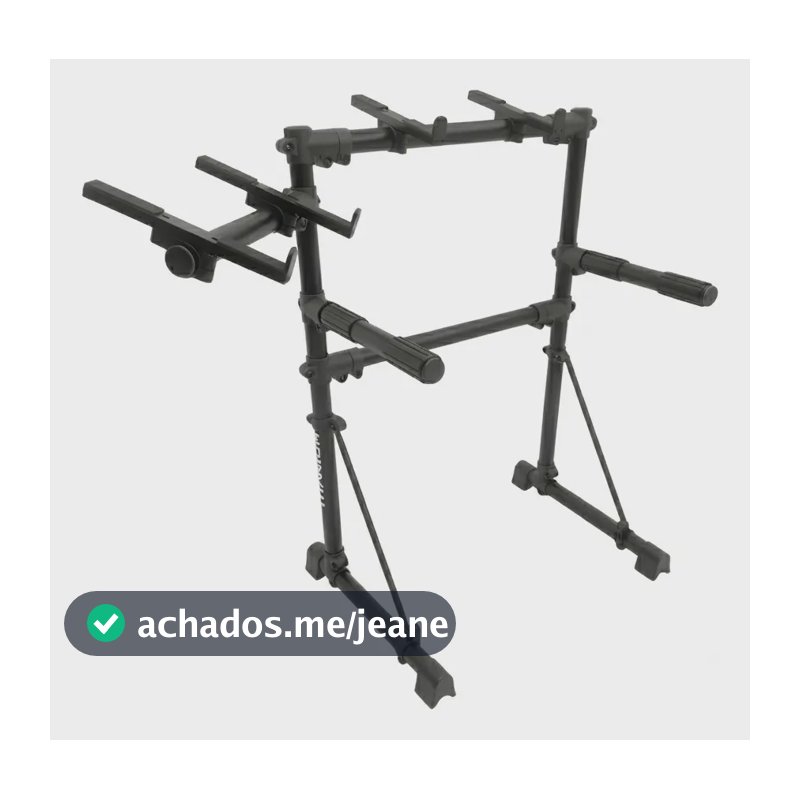 Suporte H Teclado Musical Notebook Vk-100 Titanium Racks