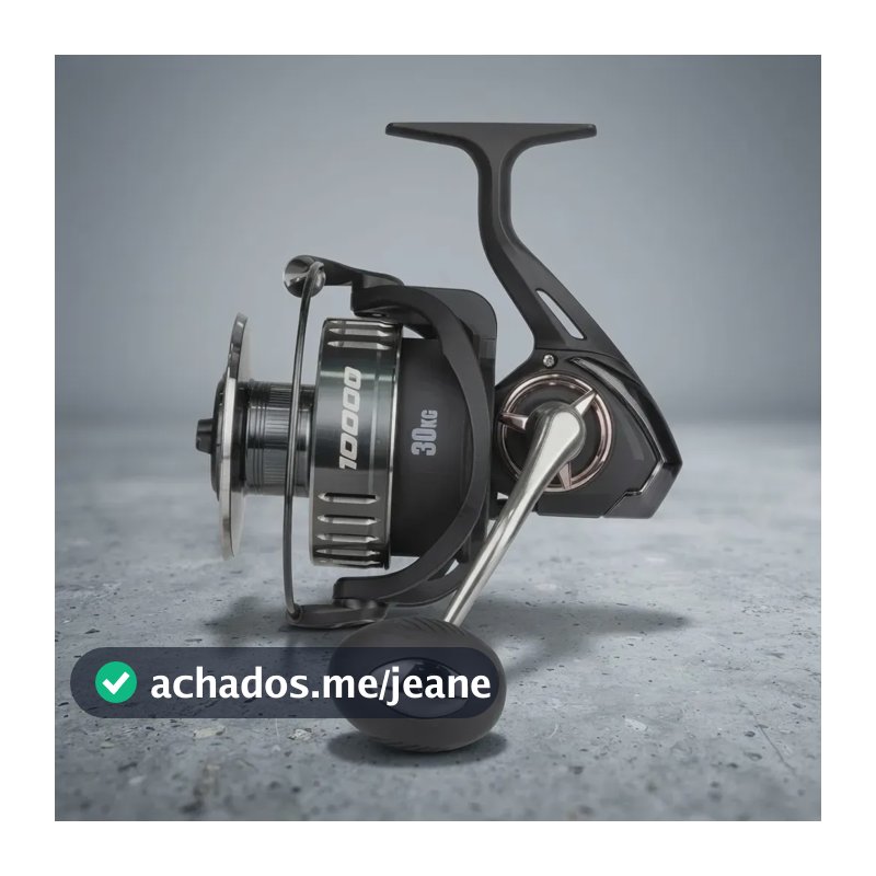 Molinete Pesca Grande Pinnacle Tuna Bg 10000 Drag 30kg Preto Direito/esquerdo