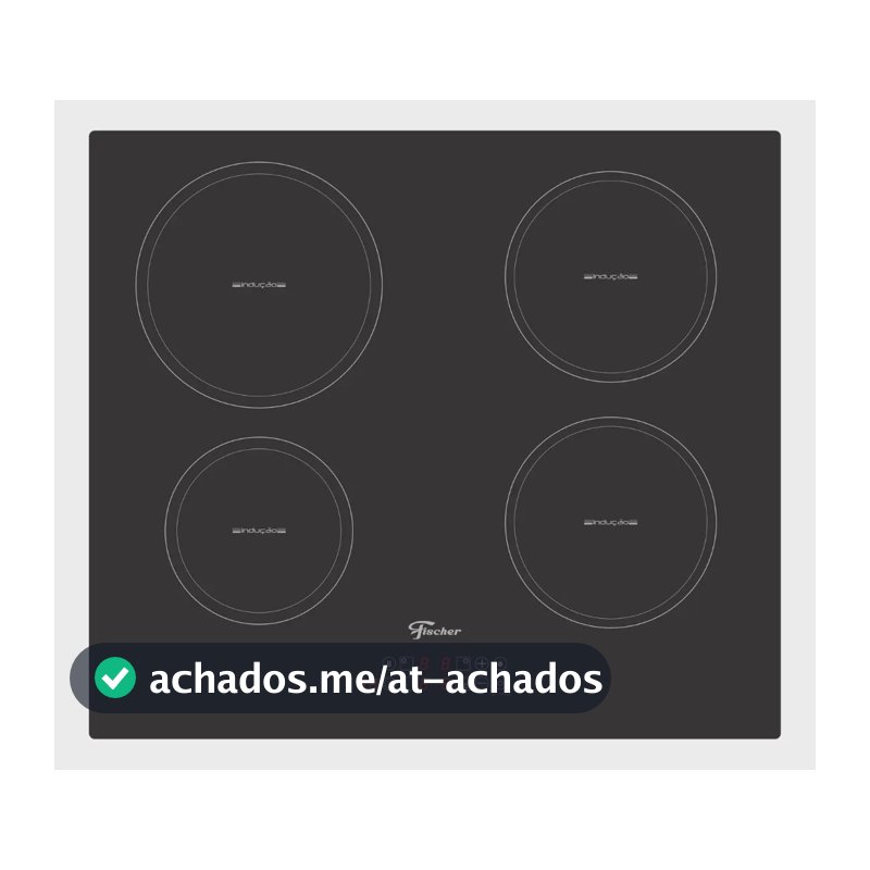 Cooktop de Indução Fischer 4 Bocas Vitrocerâmica com Touch Screen 220V
