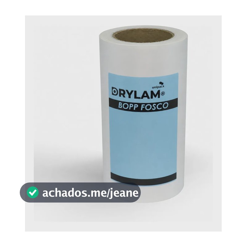 Bopp Fosco 27 Micras Premium - Bobina A3 34cm X 100m