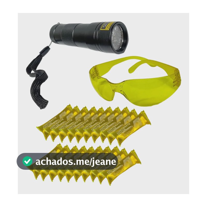 Detector Ultravioleta Uv Vazamento Refrigeração Contraste