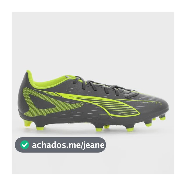 Chuteira Futebol Campo Puma Fg/ag Sola Fasttrax Sintético