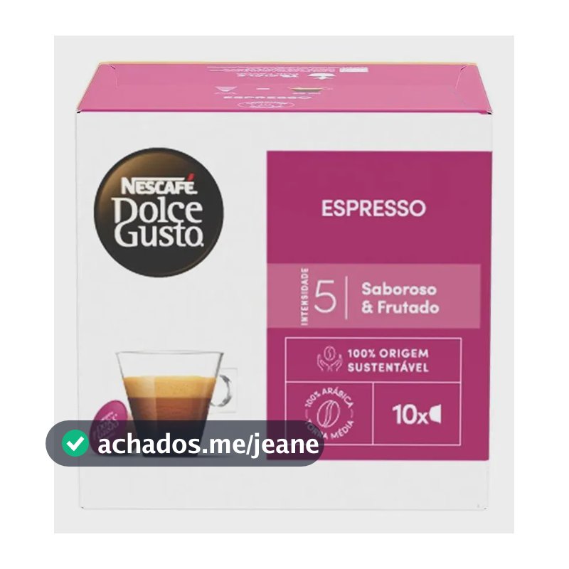Café em Capsulas Dolce Gusto Espresso 10 unidades Nescafé