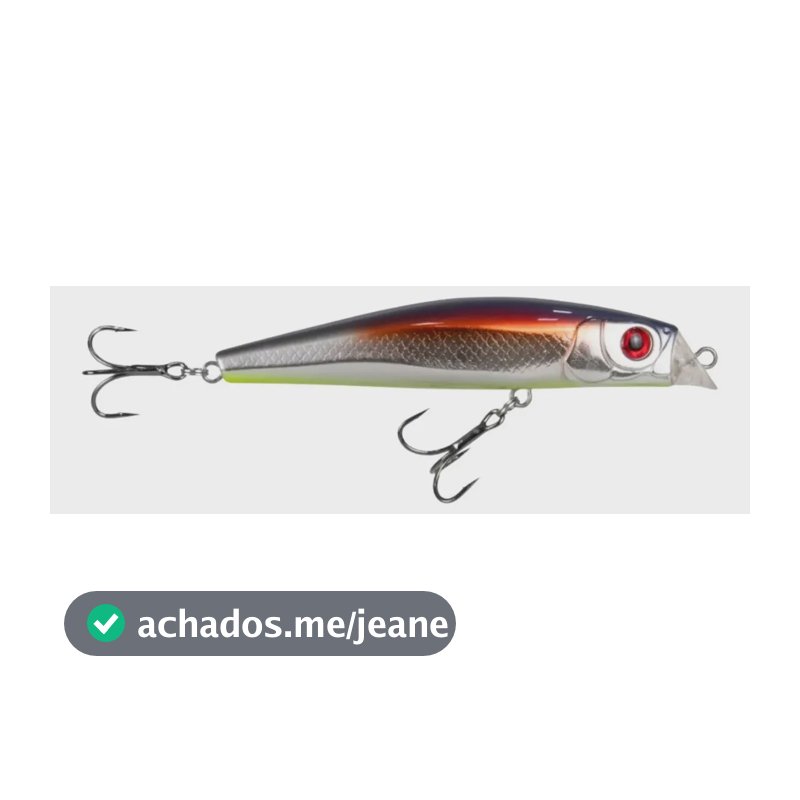 Isca De Pesca Artifical Pinnacle Luna 80 Orginal Prata 2