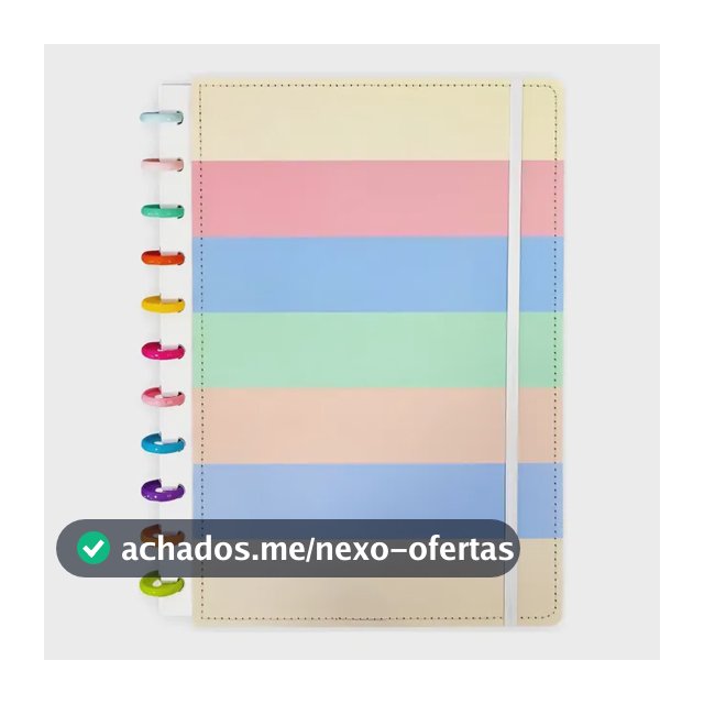 Caderno De Disco A4 Aquarela Grande Luxo 80 Folhas Capa Dura