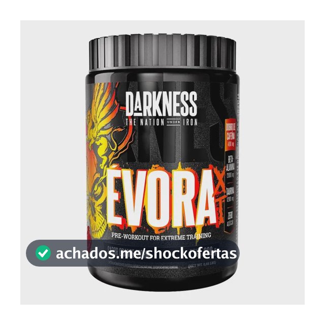 Suplemento em pó Darkness Pré Treino Évora sabor Laranja x 300g